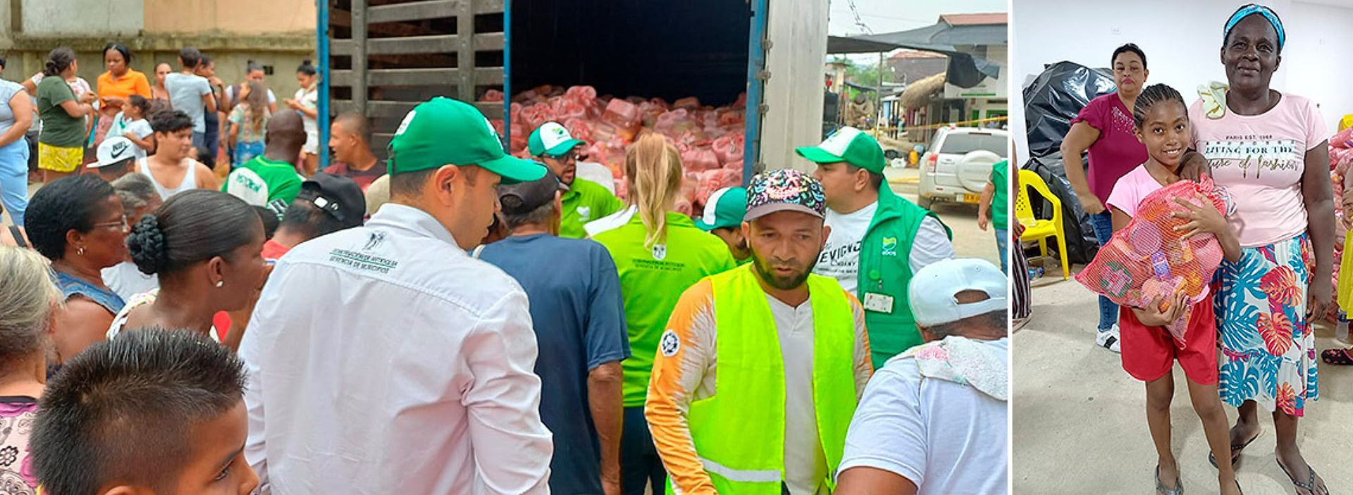 Alimentos para 500 familias de Machuca