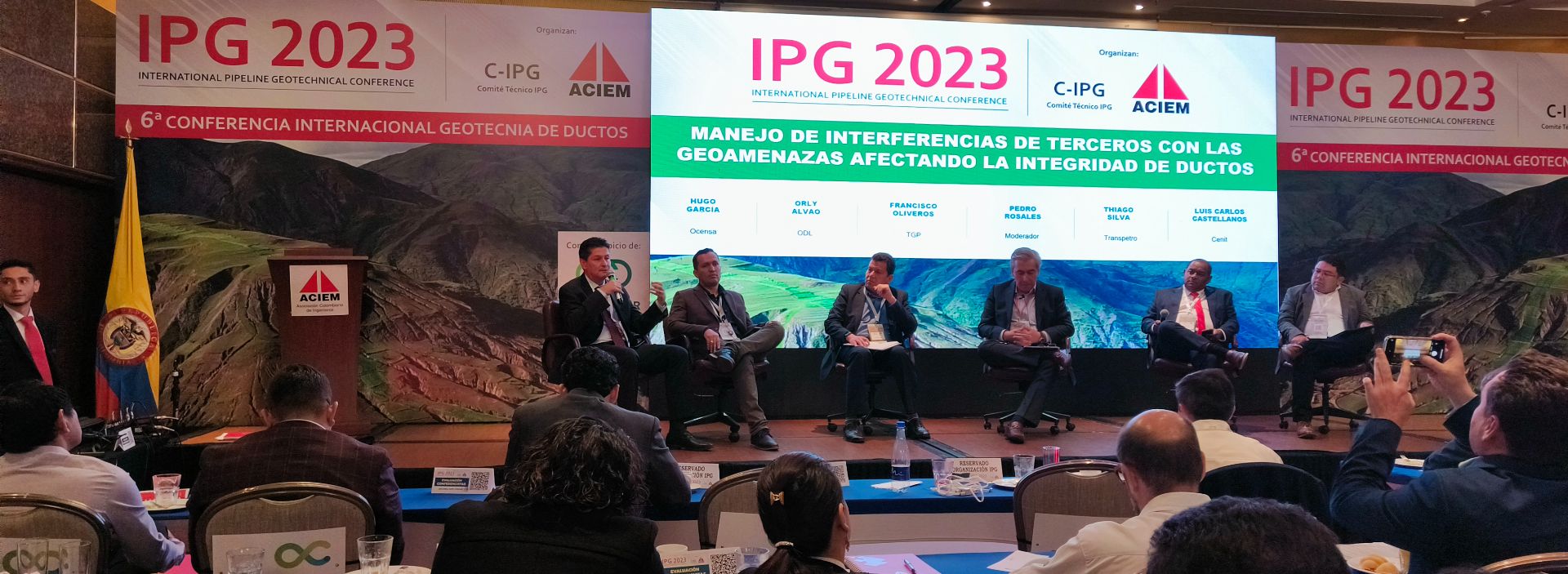Así fue la participación de Ocensa en la 6ª Conferencia Internacional de Geotecnia de Ductos IPG 2023
