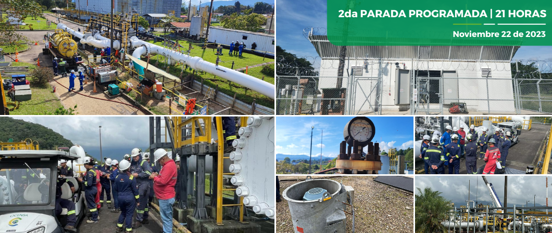 Ocensa concluye las paradas programadas para el 2023