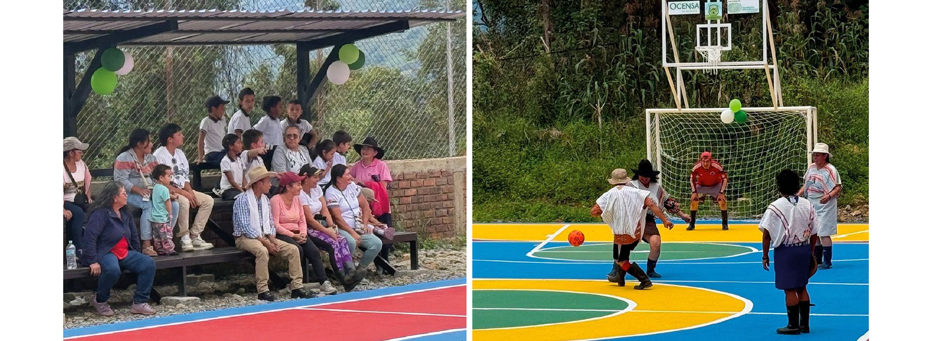 Integración en la cancha de Morro Abajo