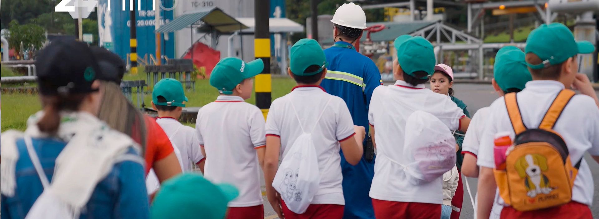 Niños de Monterrey conocieron la operación de Ocensa en la Estación El Porvenir