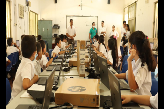 Oleoducto de los Llanos Orientales (ODL) y Oleoducto Bicentenario de Colombia (OBC) entregaron 12.013 elementos de dotación tecnológica a 57 sedes educativas de Casanare