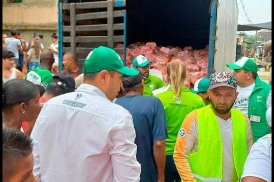 Alimentos para 500 familias de Machuca