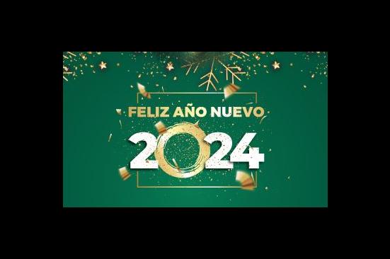 ¡Feliz y próspero año nuevo 2024! 