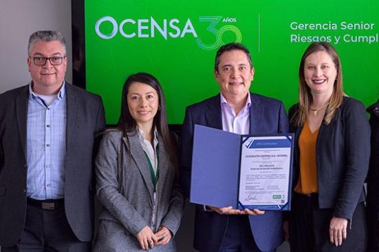 “La ISO 37001: un fuerte compromiso de Ocensa con la integridad y la ética”