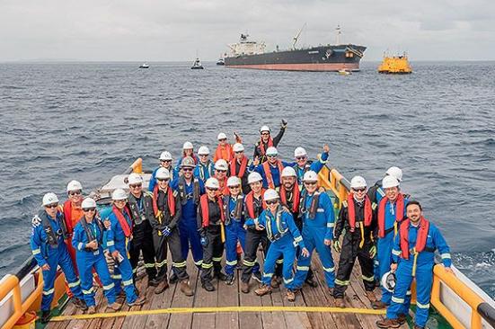 Visita de Ecopetrol a las facilidades de Ocensa en el golfo de Morrosquillo